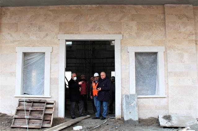 720 Kişilik Ertuğrul Gazi Camii’nin İnşaat Çalışmalarında Sona Yaklaşıldı