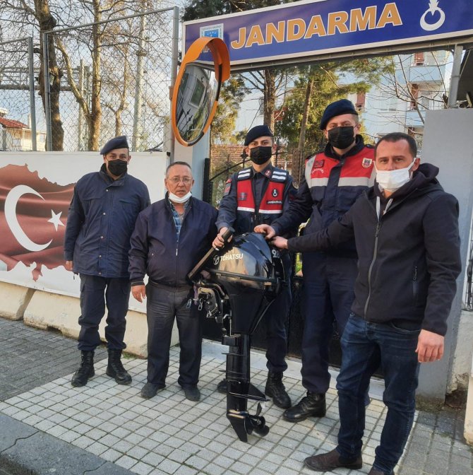 Çalıntı Tekne Motoru Bulundu