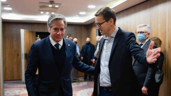 Blinken: "Abd Ve Polonya Arasında Savunma Alanında Hiç Olmadığı Kadar İş Birliği Var"
