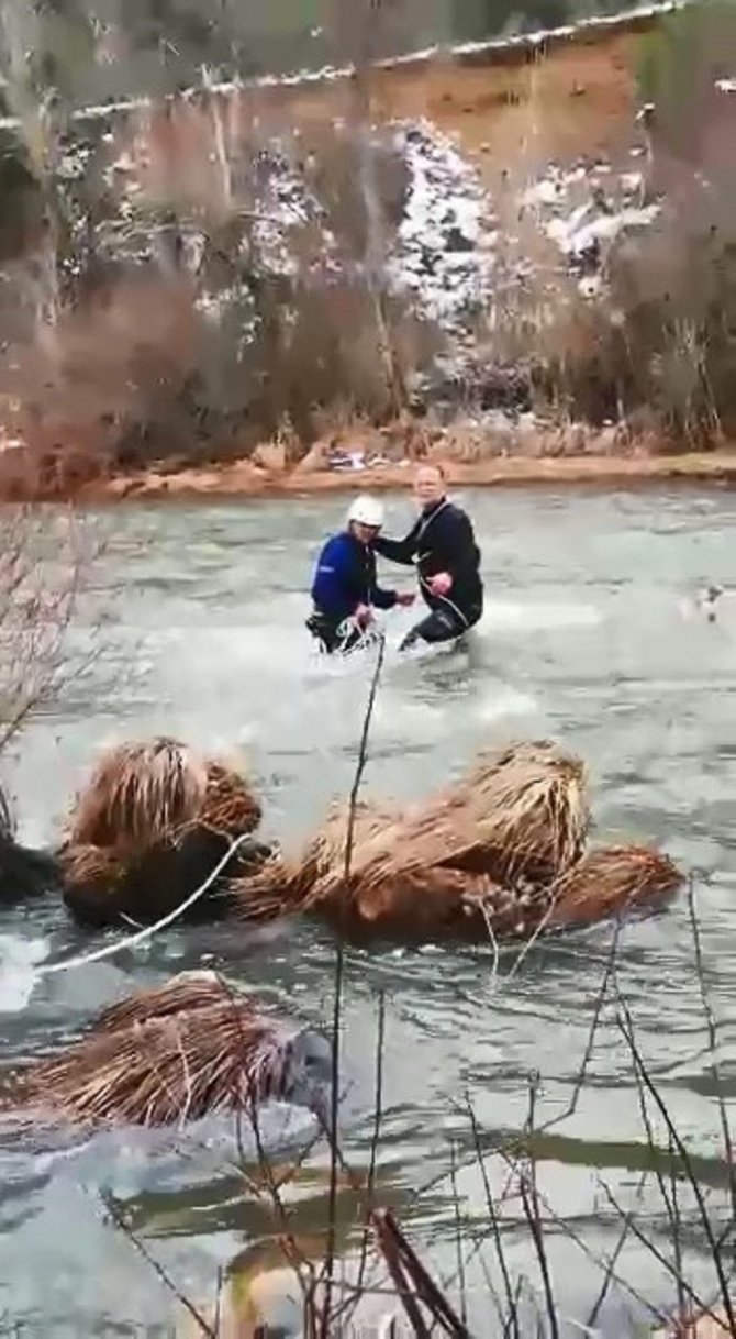 Avladığı Ördeği Almak İçin Girdiği Çayda Hayatını Kaybetti