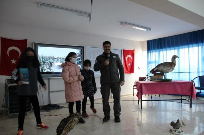 Doğa Koruma Milli Parklar Müdürlüğü Okullarda ‘Yaban Hayatı’ Eğitim Veriyor
