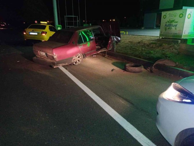 Salihli’de Trafik Kazası: 2 Yaralı