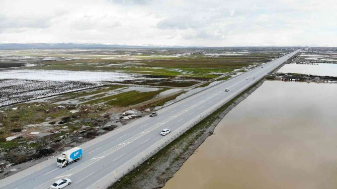 Muş Ovasındaki Bazı Tarım Arazileri Ve Hayvan Çiftlikleri Su Altında Kaldı