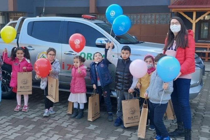 Miniklerden Gölyaka Orman İ̇şletme Müdürlüğüne Ziyaret