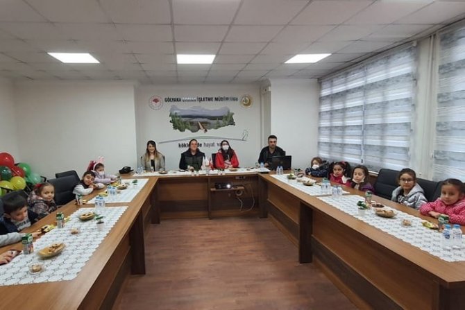 Miniklerden Gölyaka Orman İ̇şletme Müdürlüğüne Ziyaret