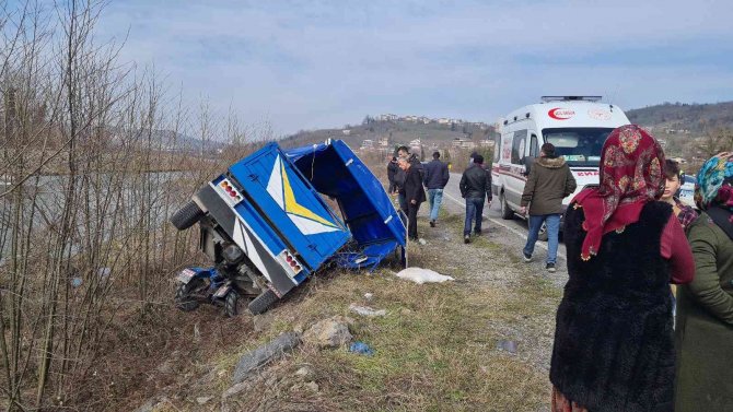 Alaplı’da Tarım Aracı Devrildi: 6 Yaralı