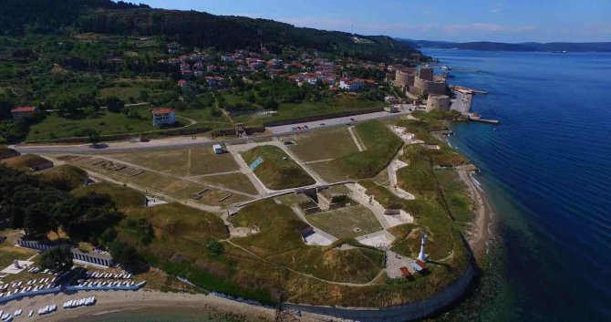Çanakkale’de, 252 Yıllık Tarihi Namazgah Tabyasının Sur Duvarları Restore Ediliyor