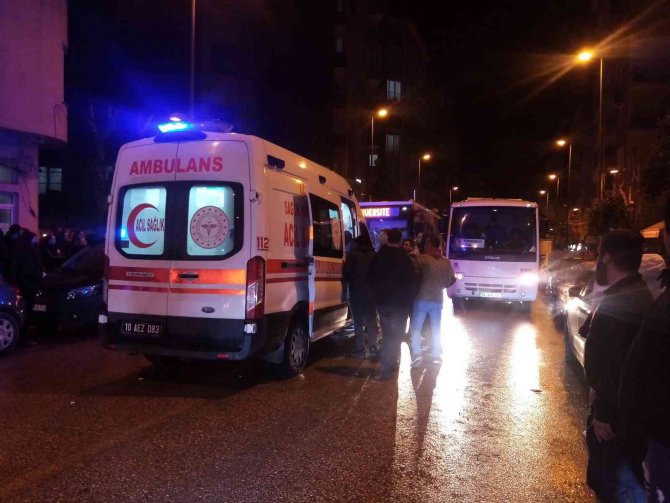 Bandırma’da Bisiklet Otobüse Çarptı