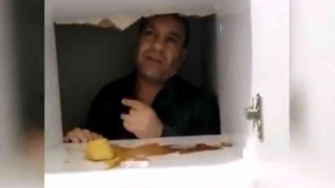 Polisin Aradığı Zanlı Dolabın Arkasındaki Gizli Bölmede Yakalandı