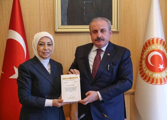 Tbmm Başkanı Şentop, Kadına Yönelik Şiddeti Araştırma Komisyonu Üyelerini Kabul Etti