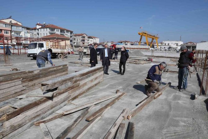 1. Sınıf Atık Getirme Merkezi’nin Temel İmalatı Bitti
