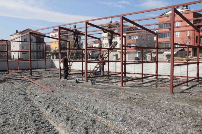 1. Sınıf Atık Getirme Merkezi’nin Temel İmalatı Bitti