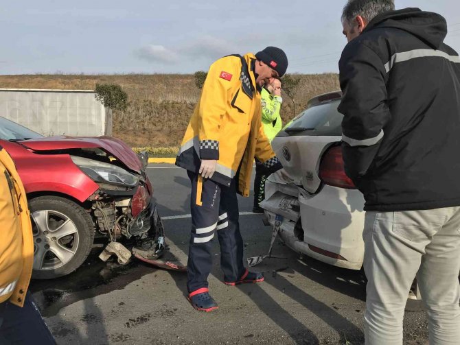 Tekirdağ’da Trafik Kazası: 1 Yaralı