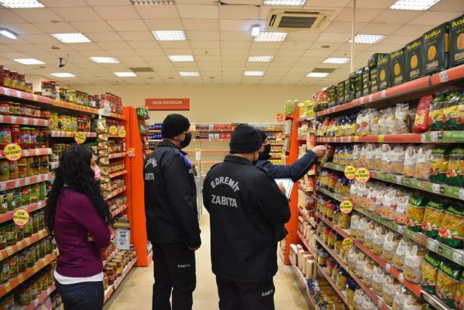 Edremit Zabıtadan Stok Yağ Denetimi