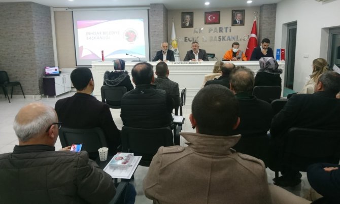 Başkan Kepez Ak Parti İ̇l Yönetim Kurulu Toplantısında Sunum Yaptı