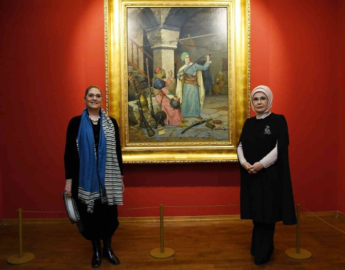 Emine Erdoğan İle Michal Herzog, Ankara’da Sergi Açılışı Yaptı