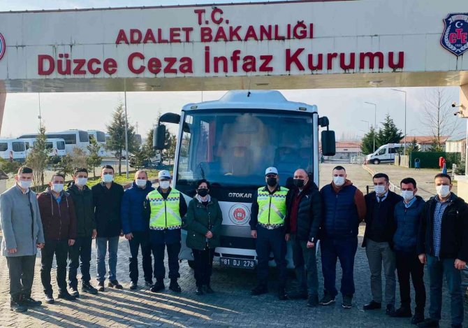 Cezaevi Nakil Aracı Şoförlerine Trafik Eğitimi