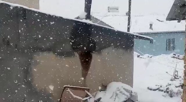 Mart Ayında Elazığ’a Lapa Lapa Kar Yağdı