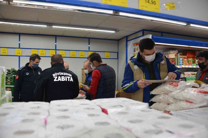 Erzurum’da ‘Stokçuluk’ Ve ‘Fahiş Fiyat’ Denetimi