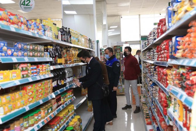 Denizli’de Zincir Marketlerde Sıvı Yağ Denetimleri Devam Ediyor