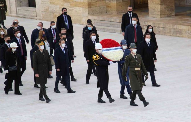 İ̇srail Cumhurbaşkanı Herzog’dan Anıtkabir’e Ziyaret