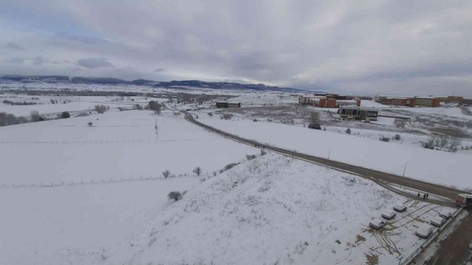 Kastamonu’da Kar Yağışı Etkili Oldu