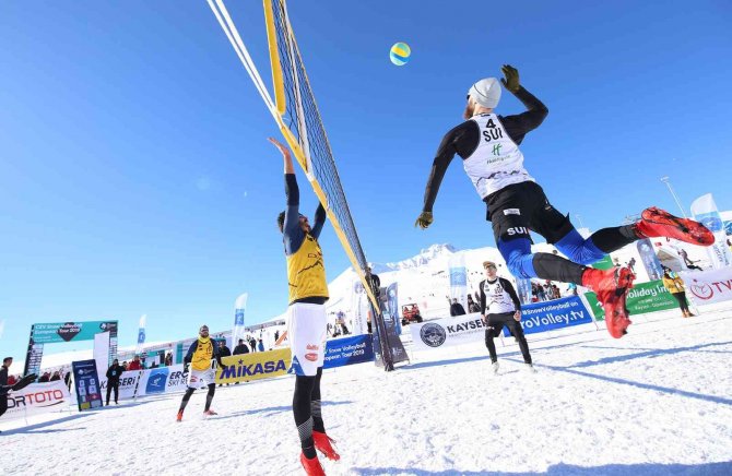 Kar Voleybolu Avrupa Kupası Yine Erciyes’te
