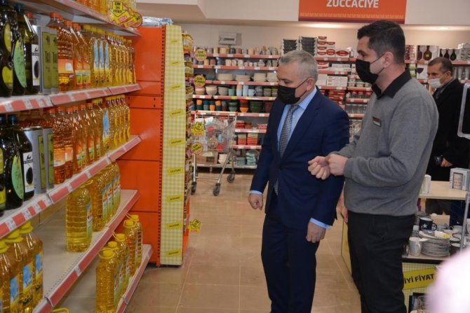 Valinin Market Denetiminde İki Market Hakkında İnceleme Başlatıldı