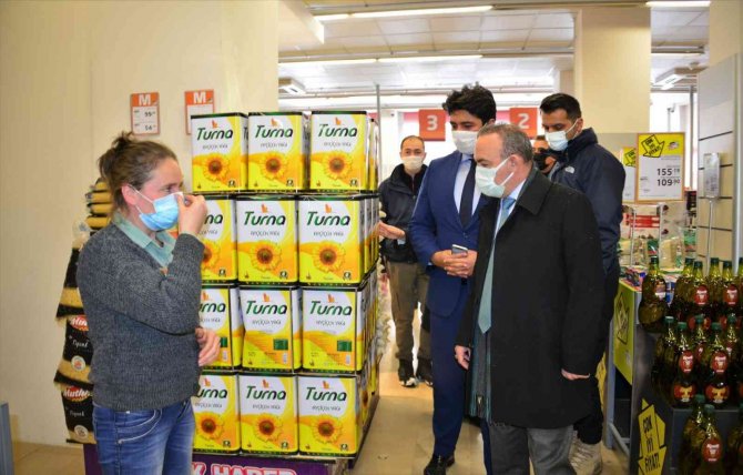Vali Öner Marketlerde ’Stokçuluk’ Ve ’Fahiş Fiyat’ Denetimi Yaptı