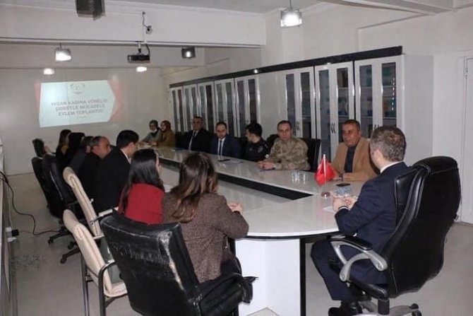 Hizan’da “Kadına Yönelik Şiddetle Mücadele Koordinasyon Toplantısı” Yapıldı