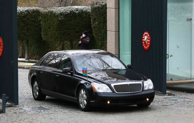 Cumhurbaşkanı Erdoğan, Azerbaycan Cumhurbaşkanı Aliyev İle Bir Araya Geldi