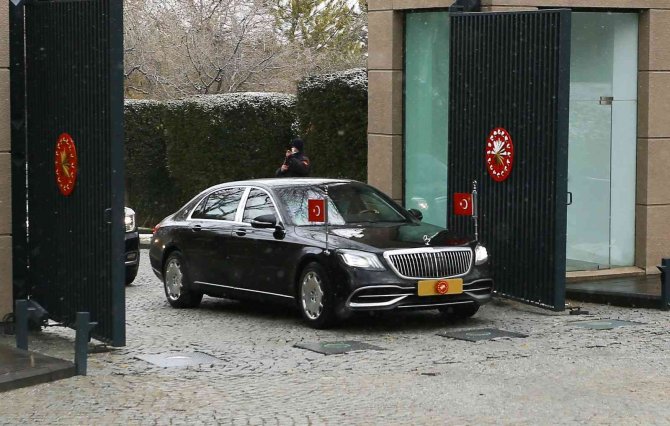 Cumhurbaşkanı Erdoğan, Azerbaycan Cumhurbaşkanı Aliyev İle Bir Araya Geldi