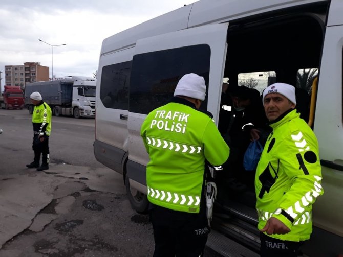 Payas’ta Servis Araçları Denetlendi