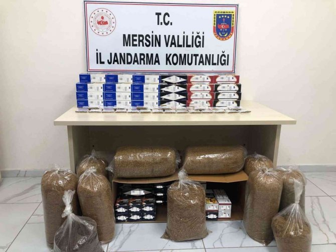 Mersin’de Kaçak Sigara İmalathanesine Operasyon: 4 Gözaltı