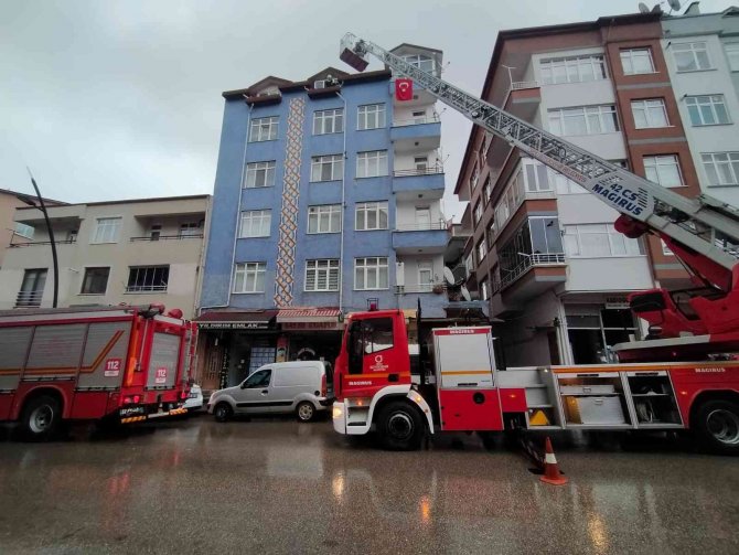Ordu’da Baca Yangını Paniğe Neden Oldu