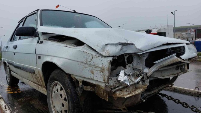 Samsun’da Trafik Kazası: 1 Yaralı