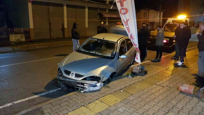 Samsun’da Trafik Kazası: 1 Yaralı