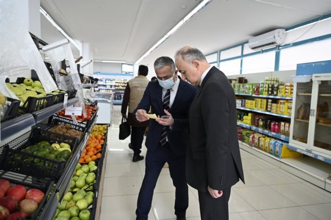 Vali Stokçu Denetimine Katıldı