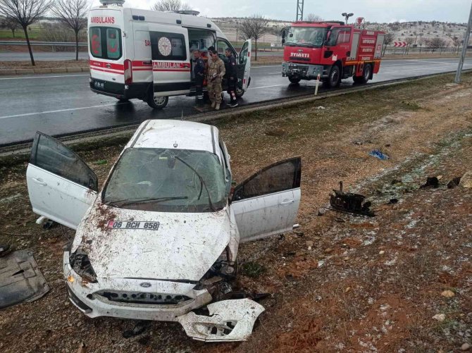 Mardin’de Dolu Yağışı Kazayı Beraberinde Getirdi: 2 Yaralı