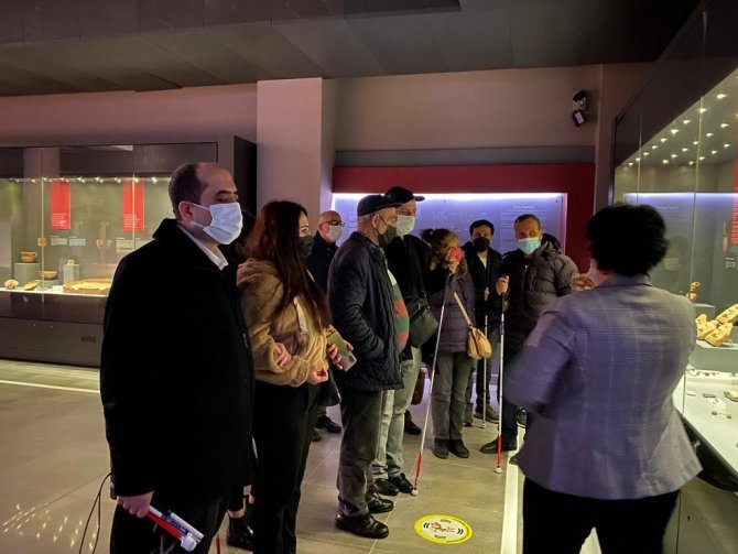 Gönül Gözüyle Arkeoloji Müzesi’ni Gezdiler