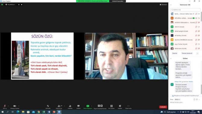 İ̇stiklal Şairi Mehmet Akif Ersoy, Bartın Üniversitesinde Anıldı