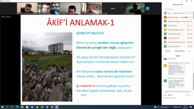 İ̇stiklal Şairi Mehmet Akif Ersoy, Bartın Üniversitesinde Anıldı