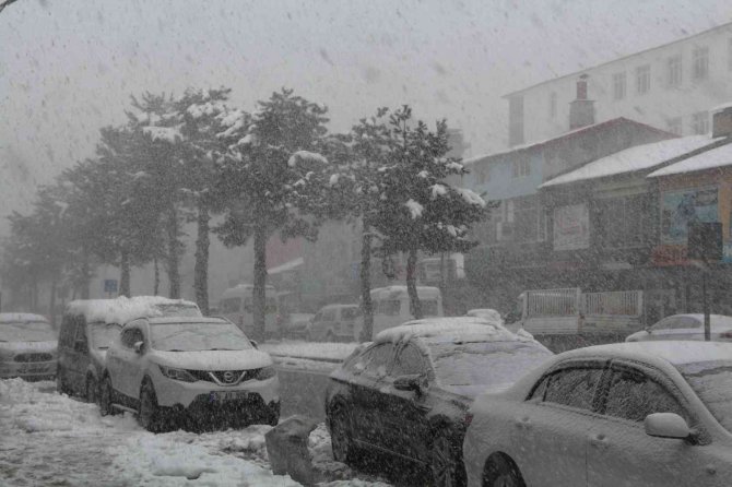 Tatvan’da Kar Yağışı