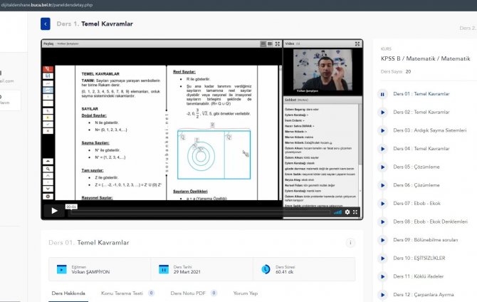 Buca’nın Dijital Dershanesine Büyük İlgi