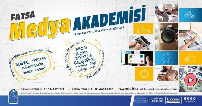 Fatsa Belediyesi Medya Akademisi Kayıtları Başladı