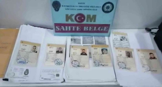 Hatay’da Sahte Geçici Koruma Kimlik Belgesi Düzenleyen 4 Kişi Yakalandı
