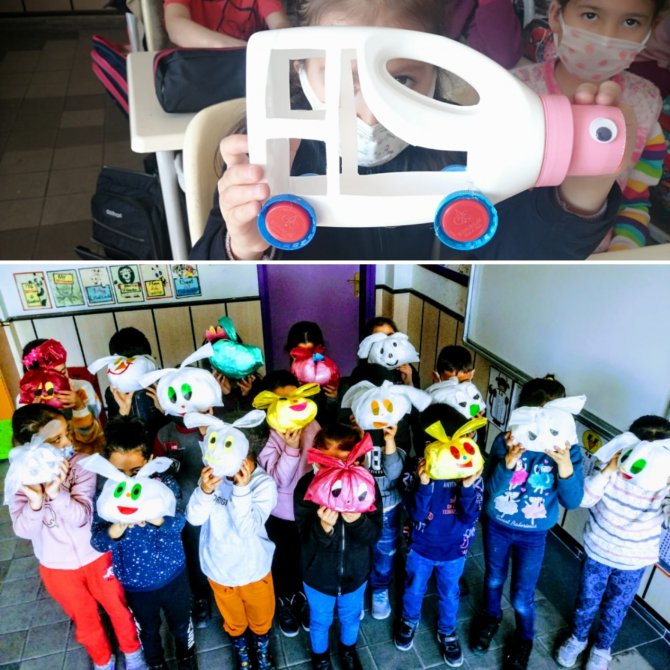 Öğrenciler Atık Olan Her Şeyi ’Geri Dönüşüm’de Kullandılar