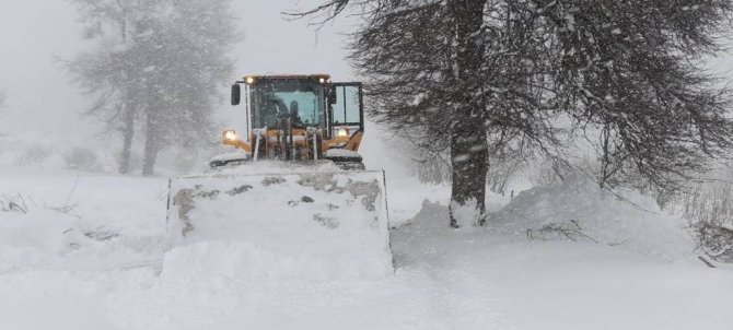 Ordu’da Karla Mücadele Sürüyor