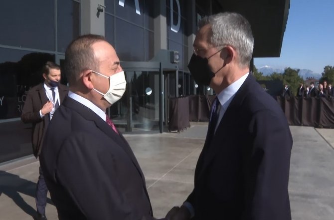 Nato Genel Sekreteri Stoltenberg, Bakan Çavuşoğlu İle Bir Araya Geldi