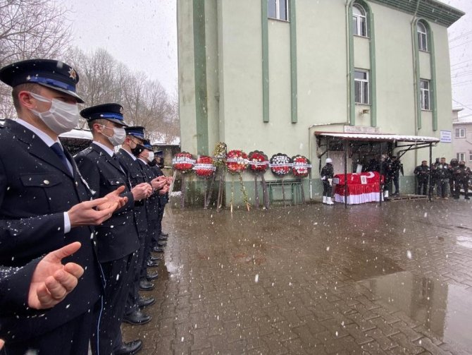 Şehit Polis Memuru Son Yolculuğuna Uğurlandı